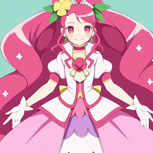 Illustration of Cure grace, healin' good precure in the style of Toshishikisai
