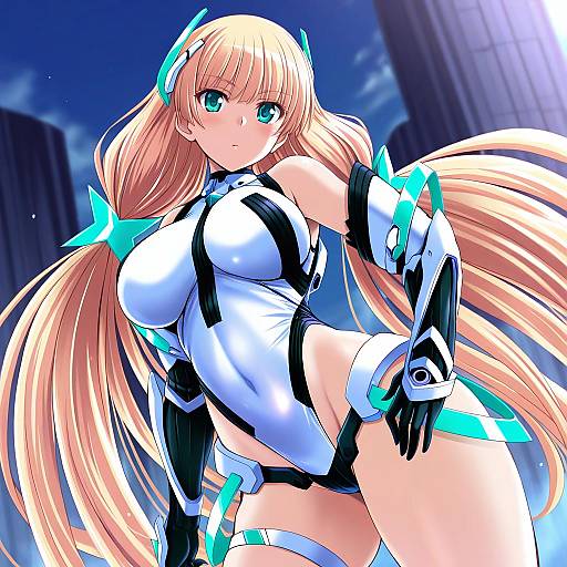 Illustration of Angela balzac, rakuen tsuihou in the style of Tonpuu