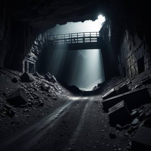 Eerie Atmosphere of an Abandoned Mine