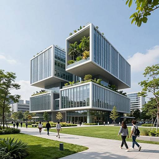 Sleek Sustainable Corporate Headquarters