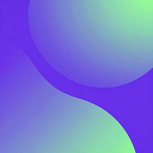 Vibrant Abstract Purple-Green Gradient