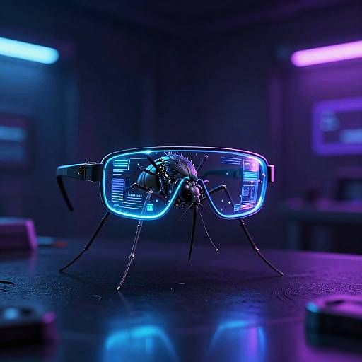 Cyberpunk Mosquito Glasses Concept Art
