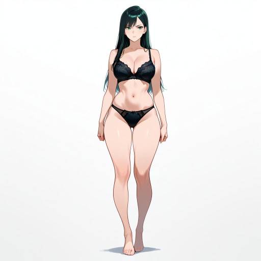 Fierce Solo Woman in Underwear Fierce Solo Woman in Underwear