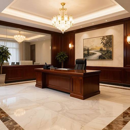 Luxurious Office with Formal Elegance