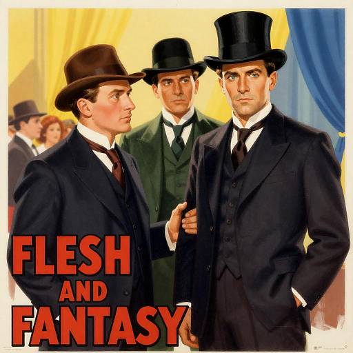 Flesh and Fantasy Vintage Film Poster