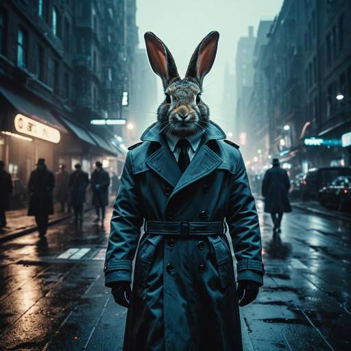 Rabbit Detective in Cyberpunk City Rabbit Detective in Cyberpunk City
