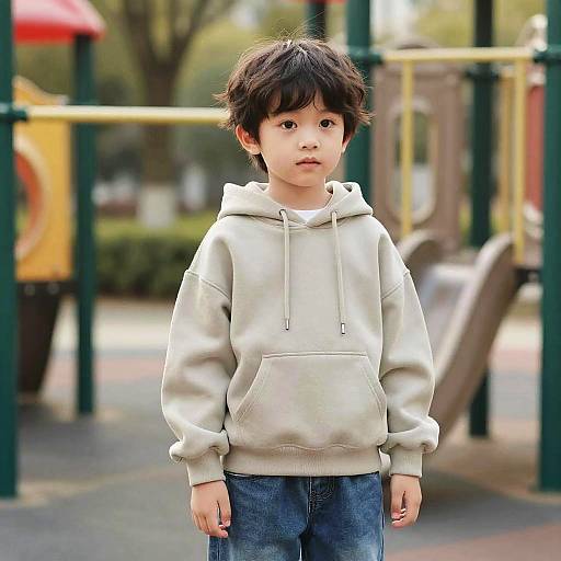 Child Model with Mini Twists Hairstyle