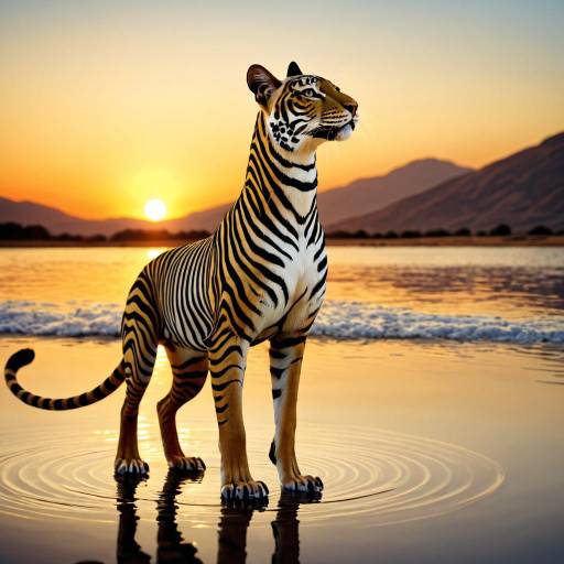 Majestic Sphinx at Twilight Reflection Majestic Sphinx at Twilight Reflection