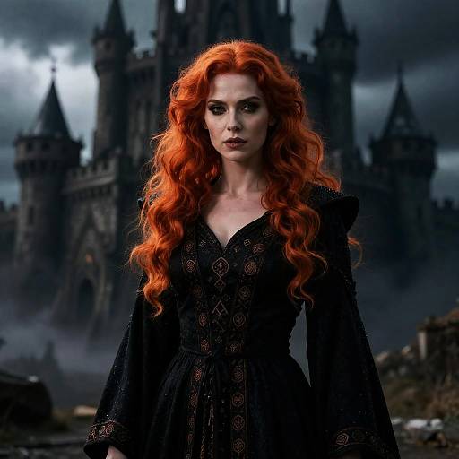 Cunning Sorceress in Dark Castle