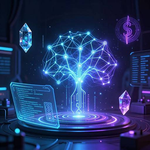 Futuristic Fantasy Lab AI Interface