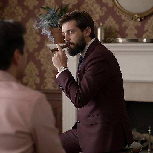 Sophisticated Duo in Elegant Setting