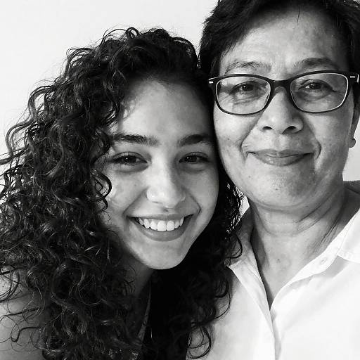 Intimate Black-and-White Portrait Duo