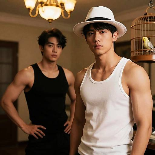 Intense Encounter in Dim Lighting