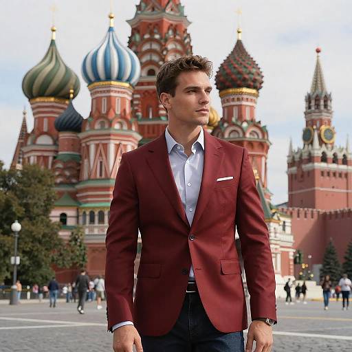 Sophisticated Style in Red Square, Moscow