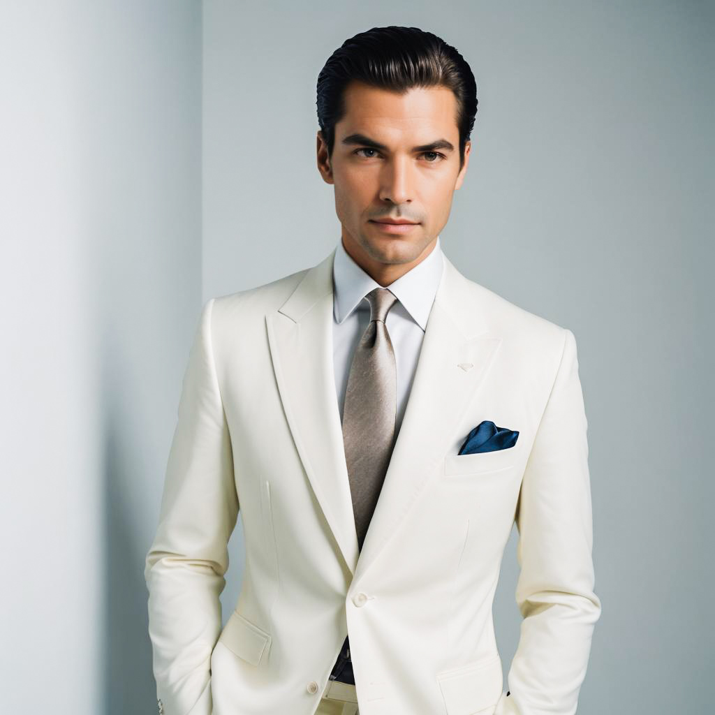 Suave Gentleman in Upscale Fashion Shoot