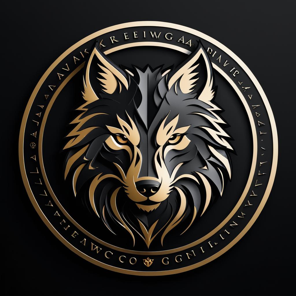 Fierce Wolf Logo with Elegant Precision