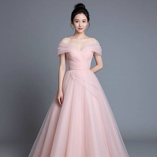 Cinderella in Elegant Pink Dress