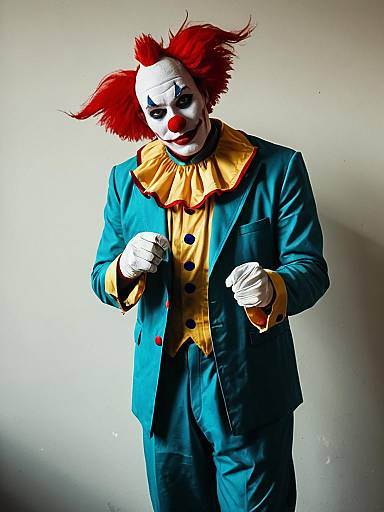 Man Dressed as Tricky the Clown Cosplay