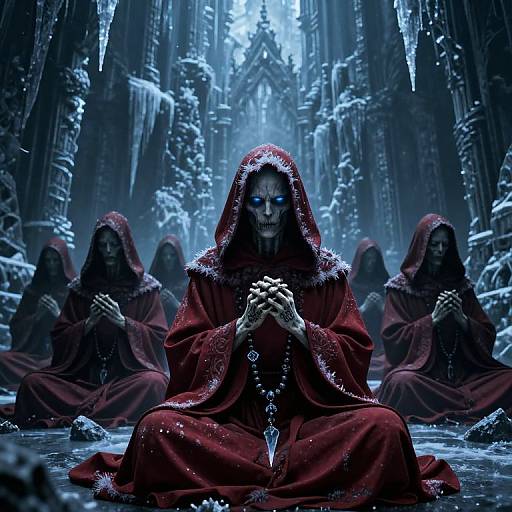 Frozen Monks of Shadowfell Fortress