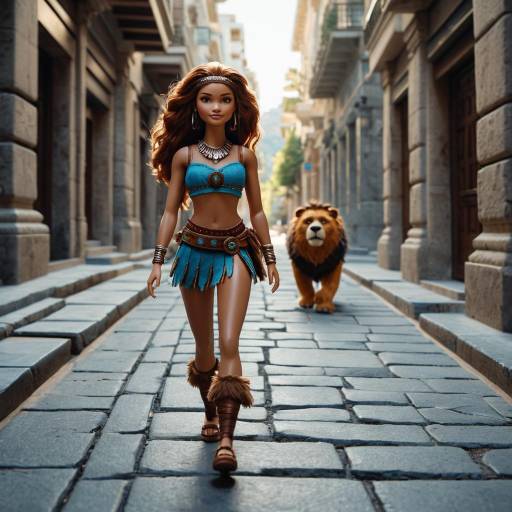 Ancient Warrior Barbie in Athens