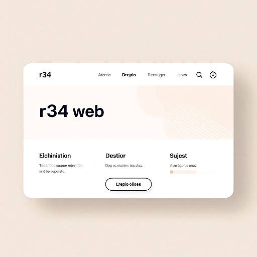 Minimalist Pastel Web UI Design