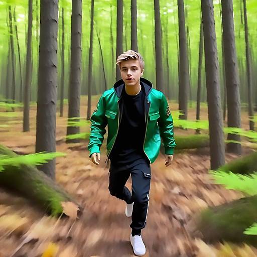Justin Bieber's Wild Forest Chase