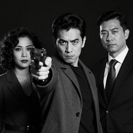 Dramatic Black and White Portraits