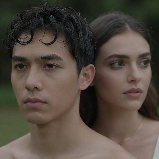 Intense Couple Close-Up Photography