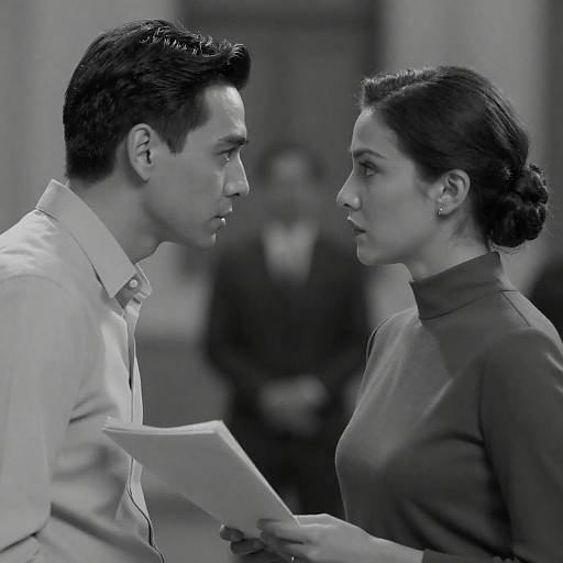 Intense Close-Up of a Couple