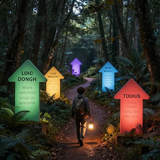 Mystical Forest Journey of Life Lessons