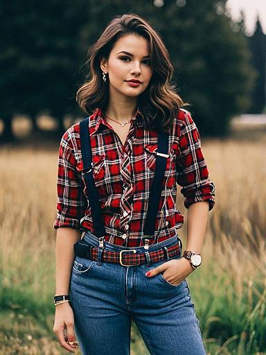 Chic Retro Vibes Outdoor Outfit