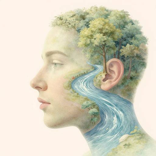 Surreal Cheek Landscape Transformation