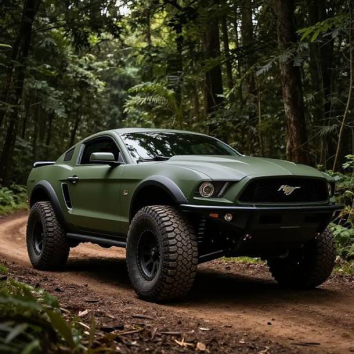 Rugged Off-Road Ford Mustang