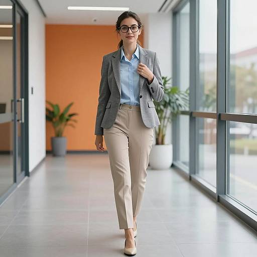 Elegant Office Wear Photography in Modern Setting