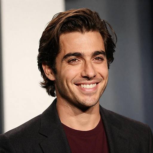 Smiling Man in Dark Jacket Portrait