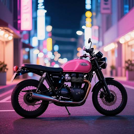 Triumph Japanese Neon Street Night