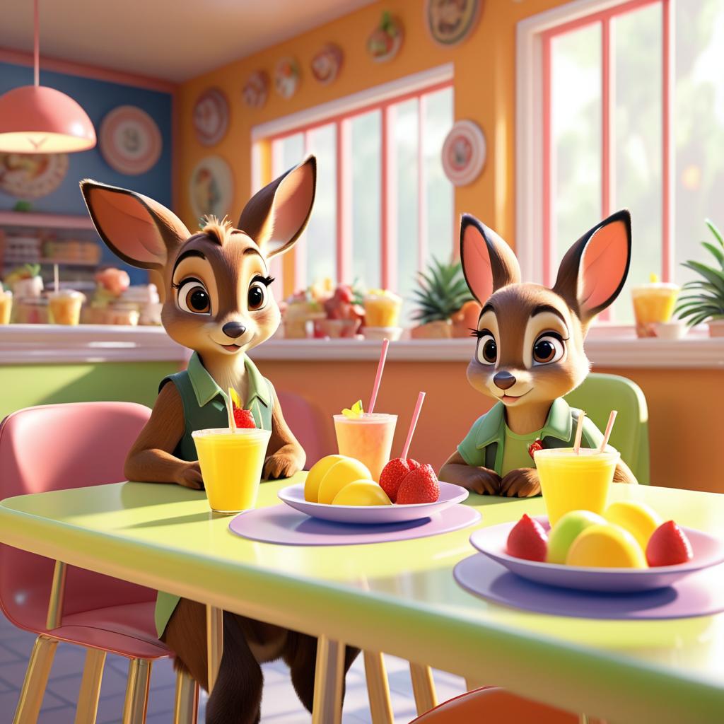 Bambi and Thumper's Breakfast Adventure