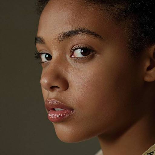 Hyperrealistic Caribbean Woman Portrait