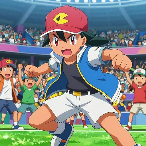 Hilda Battling as Pokemon Trainer