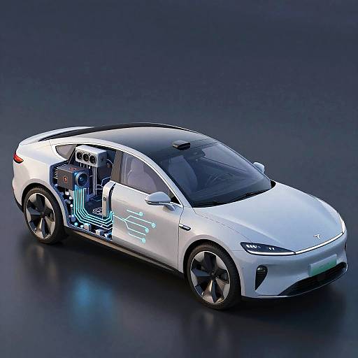 AI-Enabled Electric Vehicle Cross-Section