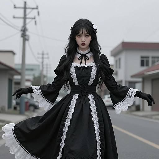 Gothic Elegance in Urban Landscape