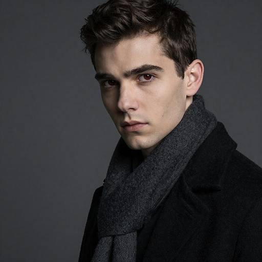 Intense Portrait of a Young Man