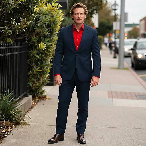 Man in Ricky Bobby Suit