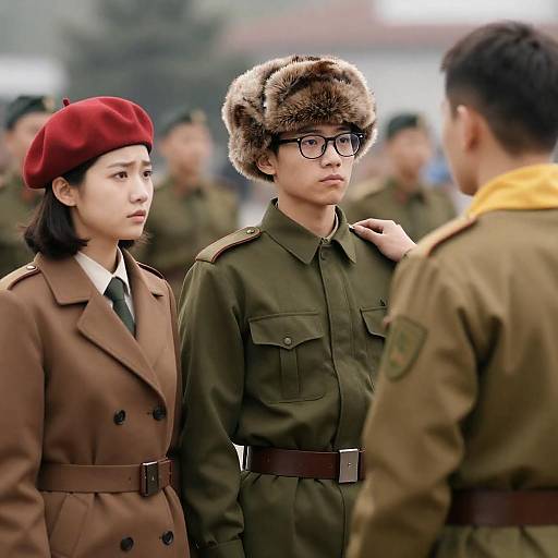 Serious Moments: A Candid Photograph