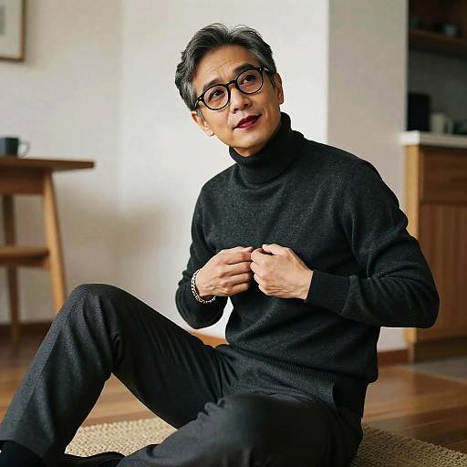 Scandinavian Fashion Editorial Portrait