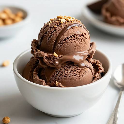 Dark Chocolate Peanut Butter Ice Cream