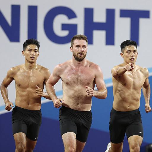 Dynamic Run with NIGHT Backdrop