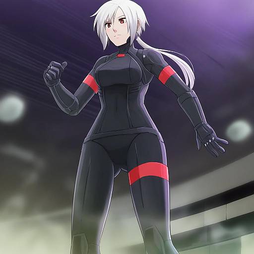 Illustration of Ariane yeong, signalis in the style of Pokemoa