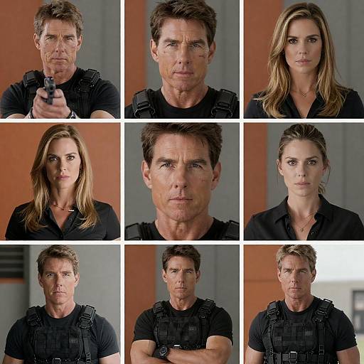 Intense Collage of Mission: Impossible Characters