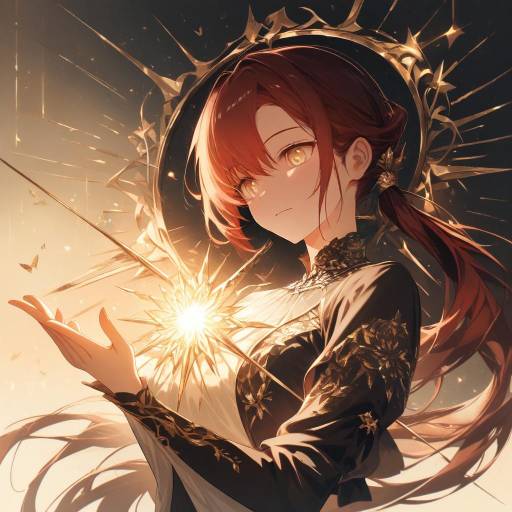 Serene Anime Elegance in Soft Hues
